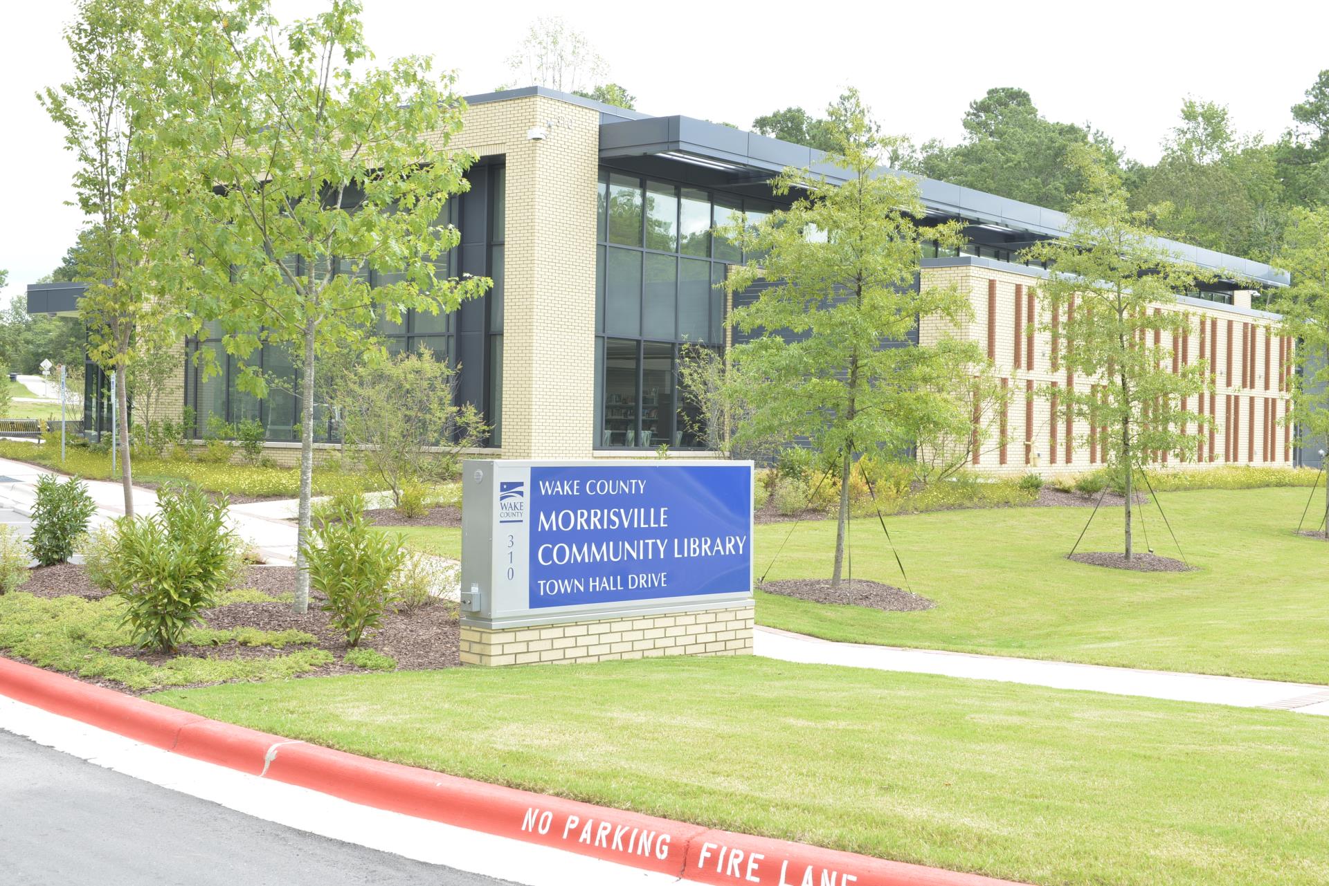 Monument Sign - Morrisville Community Library