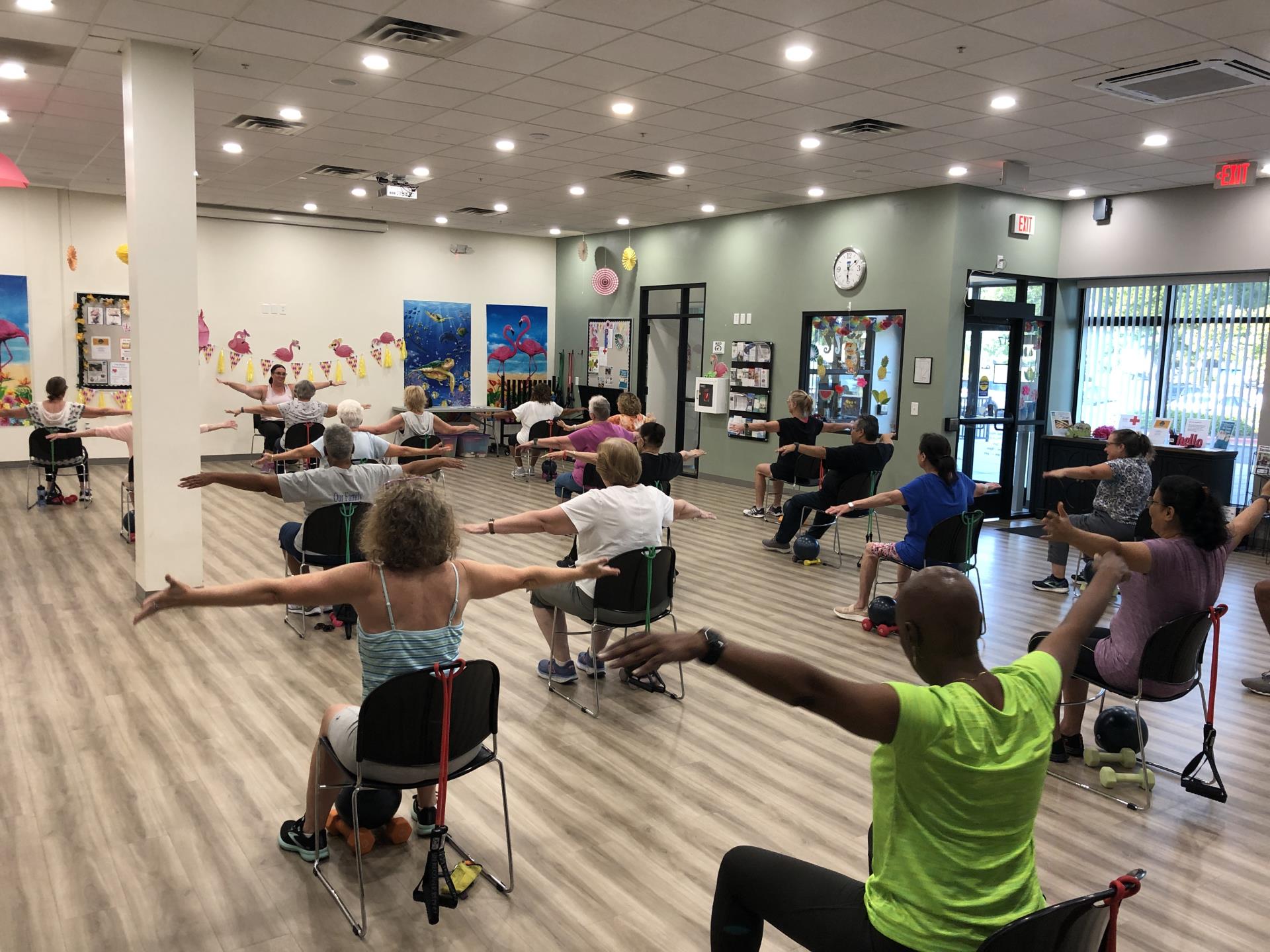 chair yoga class